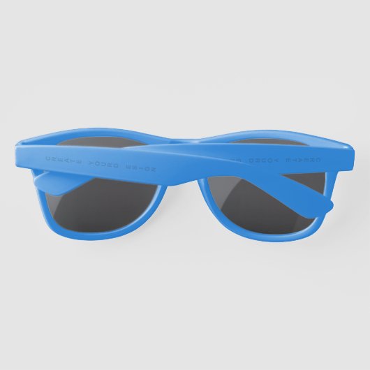 Simply - Create Your Own Plastic Sunglasses Zonnebrillen (Achterkant)