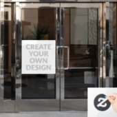 Simply - Create Your Own Window Cling Raamsticker (Kantoordeur)