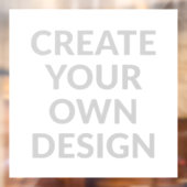 Simply - Create Your Own Window Cling Raamsticker (Vel 2)