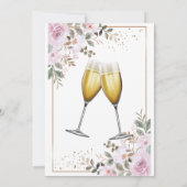 Simply Elegant Bridal Shower Invitation Kaart (Achterkant)