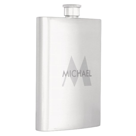 Simply Elegant Monogram and Name Flacon (Rechts)