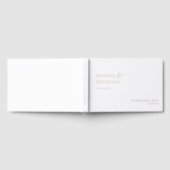 Simply Elegant Typography Modern Wedding Gastenboek (Volledig)