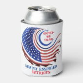 Simply Enspirated United We Stand Patriots: Blikjeskoeler (Blikje Voorkant)
