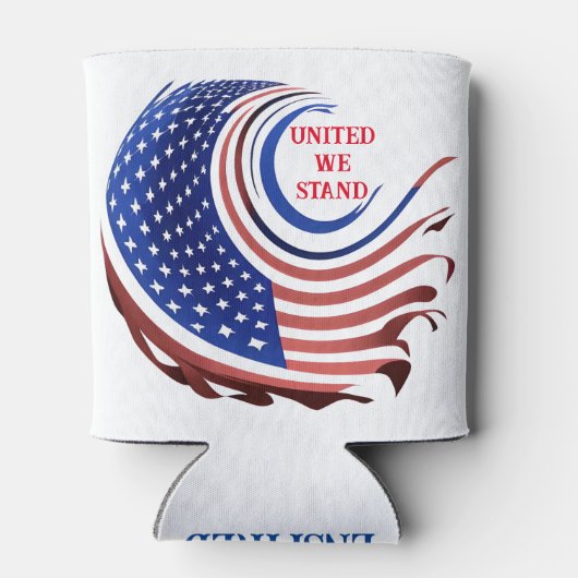 Simply Enspirated United We Stand Patriots: Blikjeskoeler (Achterkant)