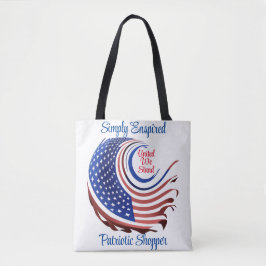 Simply Enspirated United We Stand Patriottische Sh Tote Bag
