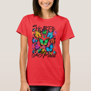 Simply Enspirated Vibrant Vlinders T-shirt