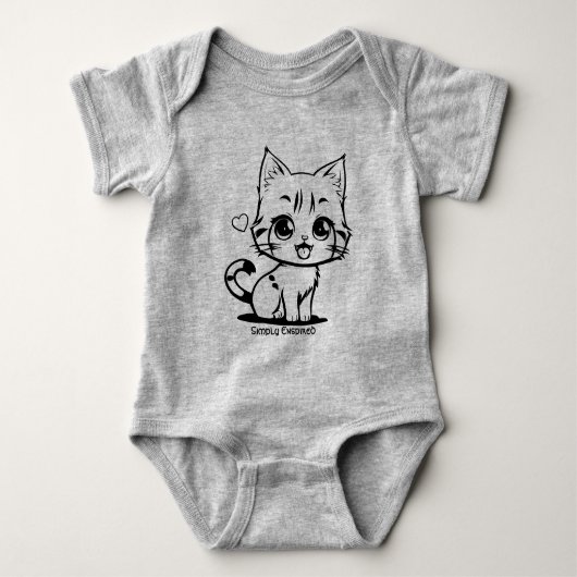 Simply Enspired Kitty Kids Romper (Voorkant)