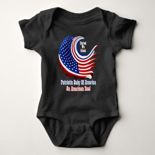 Simply Enspired Patriottische Amerikaanse Baby Romper
