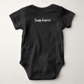 Simply Enspired Patriottische Amerikaanse Baby Romper (Achterkant)