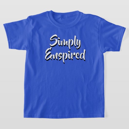 Simply Enspired T-shirt voor het kweken van Kinder (Laagn)