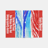 Simply Enspired United We Stand Fleece Deken (Voorkant (Horizontaal))