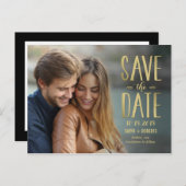 Simply Forever Photo Sla het datum Briefkaart op (Voorkant / Achterkant)