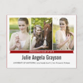 Simply Genius 4 foto Afstuderen Briefkaart (Voorkant)