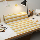 Simply Gold to Silver Stripes Wrapping Paper Cadeaupapier