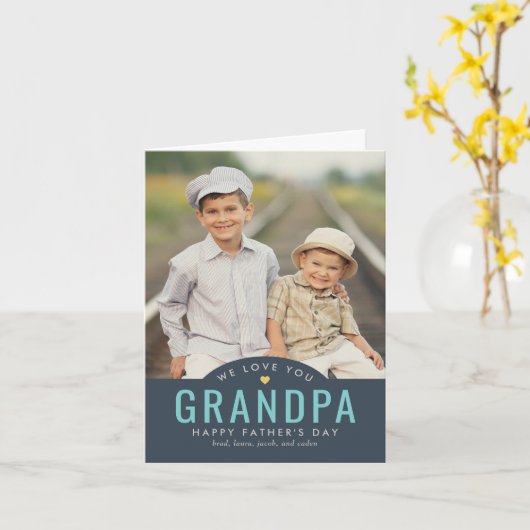 Simply Loved BEWERKBARE KLEUR Vaderdag Kaart (Gele Bloem)