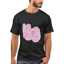 Simply Mazes "Hey" Maze Zwart T-shirt