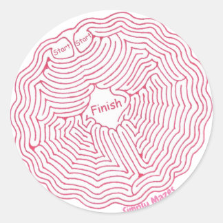 Simply Mazes Spin Web Maze Sticker