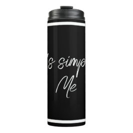 Simply Me – Elegante Zwarte Geïsoleerde Fles