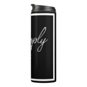 Simply Me – Elegante Zwarte Geïsoleerde Fles (Geroteerd rechts)