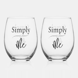 Simply Me Minimalistisch Wijnglas Zonder Voet