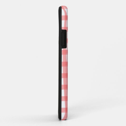 Simply Modern Red Lattice Design Case-Mate iPhone Case (Achterkant/rechts)