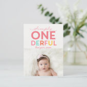 SIMPLY ONEDERFUL WONDERFUL BRIEFKAART (Staand voorkant)