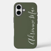 Simply Personalized Camo Green Case-Mate iPhone Case (Achterkant)