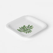 Simply Pine Greenery Papieren Bordje (Gebogen)
