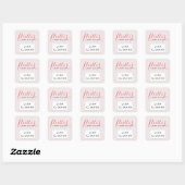 Simply Pink Lash Salon Lash Cleaner Stickers (Vel)