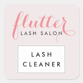 Simply Pink Lash Salon Lash Cleaner Stickers
