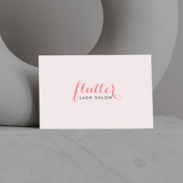 Simply Pink Lash Salon Visitekaartje