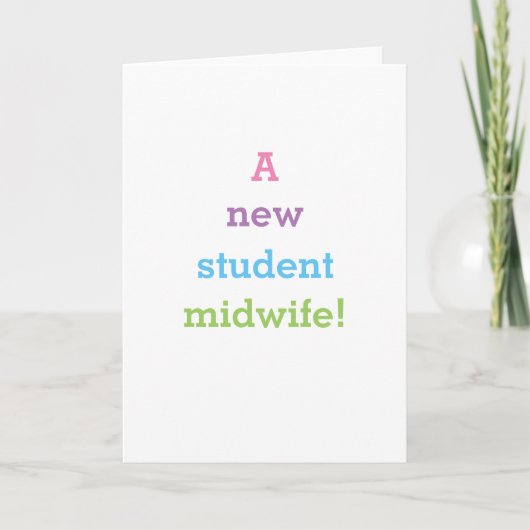 Simply Plain - Een nieuwe studentvroedvrouw! Kaart (Voorkant)