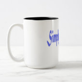 Simply Powerful Quote Mug Tweekleurige Koffiemok (Links)