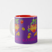 Simply Ravishing Designed Mug Tweekleurige Koffiemok (Voorkant links)