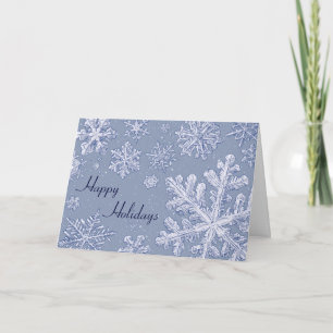 Simply Snowflakes Art Custom Photo Lijst Feestdagen Kaart