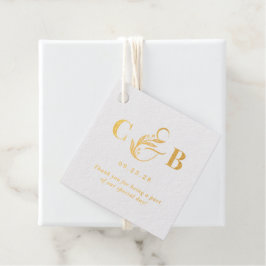 Simply Splendid ECHTE FOLIE bruiloft gunst Labels