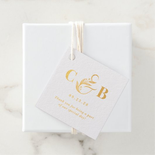 Simply Splendid ECHTE FOLIE bruiloft gunst Labels (Met doos)