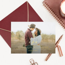 Simply Splendid FOLIE Monogram Foto Bruiloft