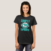 Simply Tapirrific Wildlife Animal Zookeeper Tapir T-shirt (Voorkant volledig)