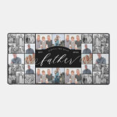 Simply The Best Father Personalize Photo Collage Bureaumat (Voorkant)