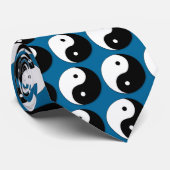 Simply Yin Yang Stropdas (Opgerold)