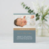 Simply You Blue/Tan · Aankondiging Baby (Staand voorkant)