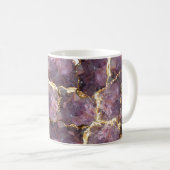 Simplydone Amethyst kristal and gold collage mok (Voorkant rechts)