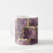 Simplydone Amethyst kristal and gold collage mok (Voorkant links)