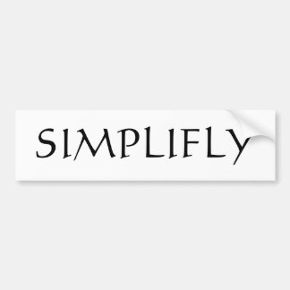 Simplyfly Bumpersticker