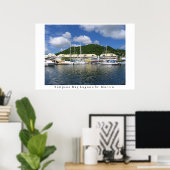 Simpson Bay Lagoon Poster (Thuiskantoor)