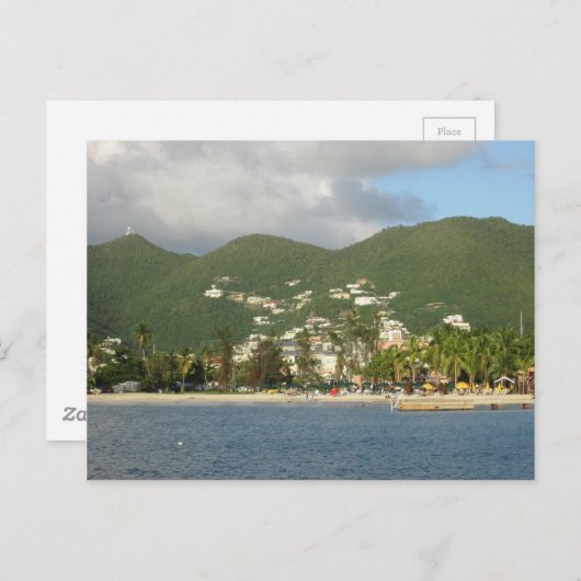 Simpson Bay St. Maarten Briefkaart (Voorkant / Achterkant)