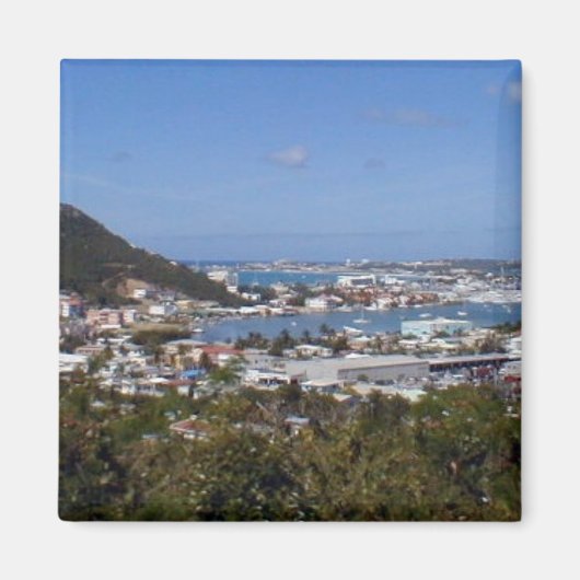 Simpson Bay, St Maarten Magnet (Voorkant)