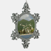 Simpson Bay St. Maarten Tin Sneeuwvlok Ornament (Links)