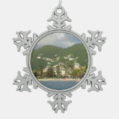 Simpson Bay St. Maarten Tin Sneeuwvlok Ornament (Voorkant)